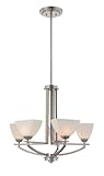 Quoizel EBN5005BN Ebony 5 Light Rod Hung Chandelier