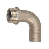 Perko 1″ Pipe To Hose Adapter 90 Degree Bronze Made In The Usa
