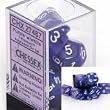 Chessex Dice: Polyhedral 7-Die Phantom Dice Set - Purple w/white - OOP - Out of Print! - LAST CHANCE!