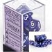 Chessex Dice: Polyhedral 7-Die Phantom Dice Set - Purple w/white - OOP - Out of Print! - LAST CHANCE!