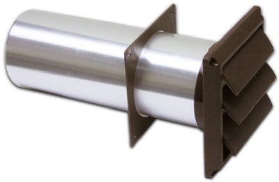 Lambro Industries 4' Brn Plas Louver Vent 267Bs Dryer Hood Vents
