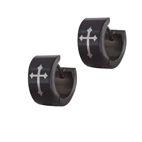 Cross Earrings Re Stud