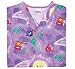 Dental Scrubs Spaced Out V-Neck By White Swan Uniforms