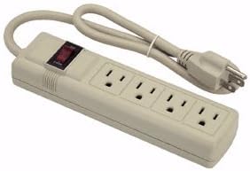 Chicago Four Outlet Power Strip With Surge Protector