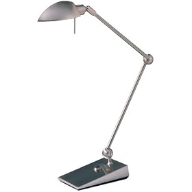 Holtkoetter Low-Voltage Halogen Desk Lamp, Satin Nickel by Holtkoetter