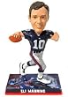 New York Giants Eli Manning Forever Collectibles Photo Base Bobble Head - Football Sports Merchandise