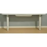 Sign of the Crab P0813 Clarion 5' Cast Iron Farmhouse Drainboard Sink