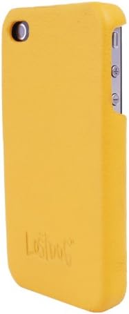 Bluetrek LostDog Slim Genuine Leather Case for iPhone 4 - 1 Pack - Retail Packaging - Yellow