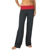 Relaxed fit, fold-over waistband yoga pant