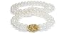 5.5x6mm A Quality Japanese Akoya cultured pearl necklace 36" double strand Opera