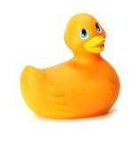 Big Teaze Toys Travel Size Orange Rubber Ducky Bath & Shower Personal Massager Kit