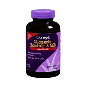 Natrol (incl Laci Le Beau Teas) Glucosamine Chondroitin & MSM