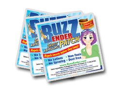 BuzzEnder Set of 250 Mosquito Repellant Patches - University Tested!!! - FAMILY PACK
