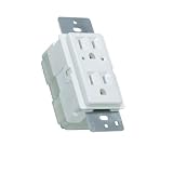 Tools & Hardware : Intermatic CA3500 InTouch Wireless 15 Amp Split-Duplex Receptacle, White, Ivory, or Light Almond