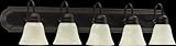 IMAGE OF Quorum 5 Light Bronze Vanity wall Lights 5094-5-686
