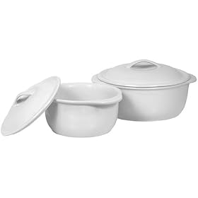CorningWare Corelle Coordinates 4-Piece Casserole Bake and Serve Set, Simply White by CorningWare