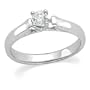 Platinum Solitaire Diamond Engagement Ring 1/4 Ct. (SI2-SI3 Clarity, G-H Color)