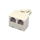 Arista 24-1335 Duplex Telephone Wall Jack