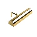 Polished Brass Cordless Picture Light - 12"