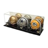 BCW Deluxe Acrylic Triple Mini Helmet Display with Mirror (Quantity of 1)