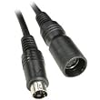 Clover Electronics CA060R 60-Feet 4-Pin Din Cable - Small (Black)