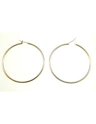 Kala-isjewels - Ladies 18ct Gold Plated Creoles ( 40MM )