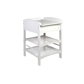 Troll Nicole Changing Table with Drawer (White)