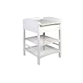 Troll Nicole Changing Table with Drawer (White)