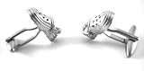 Silver Crocs Sandal Shoe Cufflinks w/Gift Box