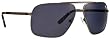 ANARCHY Mens Platinum Gun SIGNAL Sunglasses with Smoke Lenses