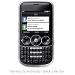 LG GW300 Quad Band GSM Unlocked Phone with 2MP Camera, QWERTY keyboard, MP3/WMA/AAC player, FM Radio, Stereo Bluetooth (Black/Silver)