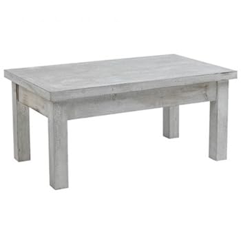 Hanjel - Table Basse Blanchie Arcachon - Gris