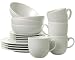 Kitchen & Housewares : Denby White by Denby 16 Piece Boxed Tableware Set