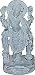 Hindu Religious Statues Stone Carving Lord Vishnu 2.5 x 1.75 x 5.25 inches(sos108)