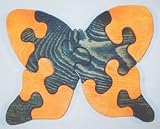 Wooden Educational Jig-Saw Puzzle - Butterfly