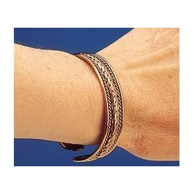 Bracelet - Copper Braided , 1 ea