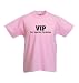 T-Shirt VIP Very Important Pers�nchen Funshirt rosa Gr��e