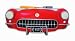 GM 1957 Corvette Front End 3-D Wall Shelf