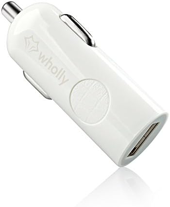 Car Charger,Wholly®2.4A High Speed Rapid Single Port USB Car Charger,Compatible with iPhone6s/6Plus,5S,5C,iPod,iPad,Samsung Galaxy Note,S2 S3, S4, S5,S6 (White)