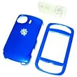 SOLID BLUE SNAP-ON COVER HARD CASE (With Optional Swivel Belt Clip) for HTC Mogul / XV6800 / PPC6800 / P4000 [Beyond Cell Packaging]