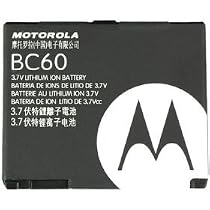 Motorola BC60 Original Battery for SLVR L2, L6, L7, RAZR V3x
