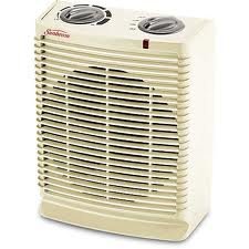 Sunbeam Fan Forced Heater with Adjustable Thermostat