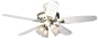Hunter Fan 20579  52" Greenwich, White/Bright Brass