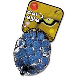 Childrens Toyshop  Toys : Cats Eye Marbles (Blue) (SET)