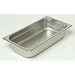 Stainless Steel Steam Hotel Pan Third Size - 2-1/2''D