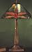 LAMPS BEAUTIFUL Craftsman Mission Style Dragonfly Table Lamp by Meyda Tiffany--Excellent customer service--see our feedback.
