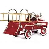 American-Retro Classic Pedal Fire Truck - Deluxe White Trim