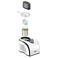 Unold 48840 Polar Vollautomat Eismaschine mit Kompressor / 1 Liter Eiscreme / Gefrierbereich ca. 18 bis 35 Grad / Timer / Antihaftbeschichtung / Messbecher und Portionierl�ffel