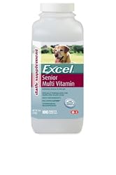 8 in 1 Excel Time Release Senior Dog Multi-Vitamins Tabs, 100 Count Bottle
