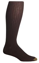 Gold Toe Men's Canterbury Over the Calf Dress Sock, 3-Pack